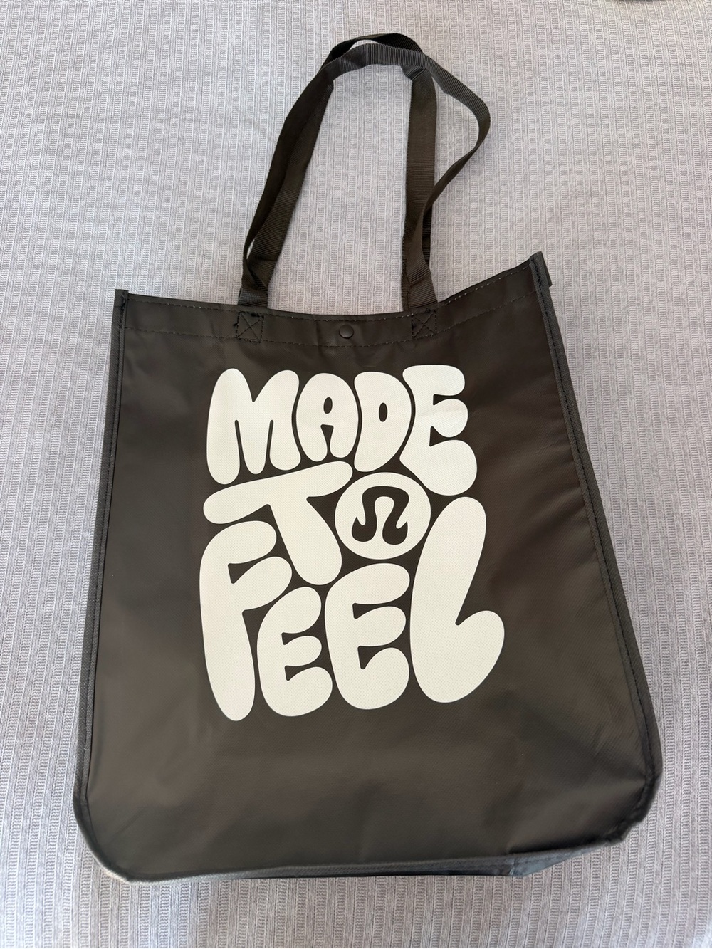lululemon athletica Brown shopping bag with White Logo new - Picture 2 of 5